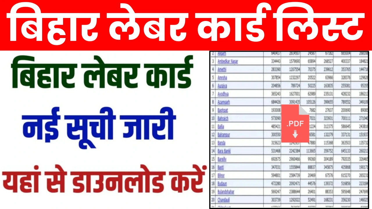 Bihar Labour Card List