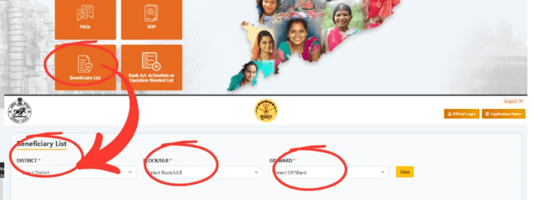 Subhadra Yojana 4th phase list odisha