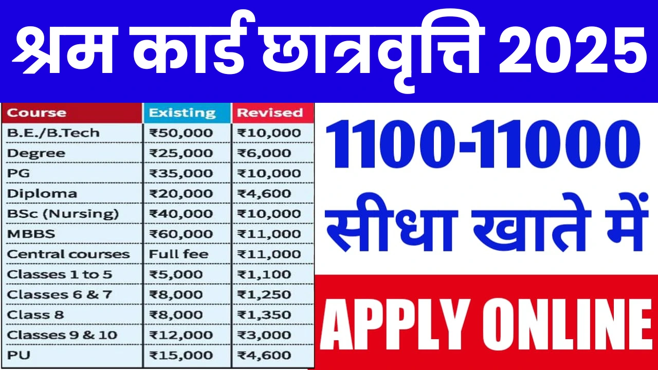 labour card scholarship