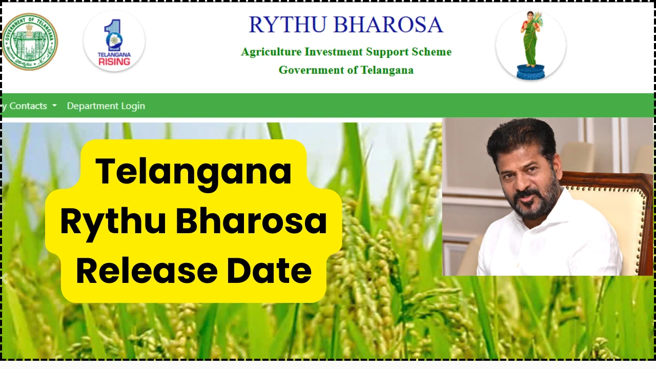 Telangana Rythu Bharosa Release Date