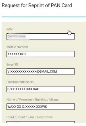 Duplicate PAN Card Download