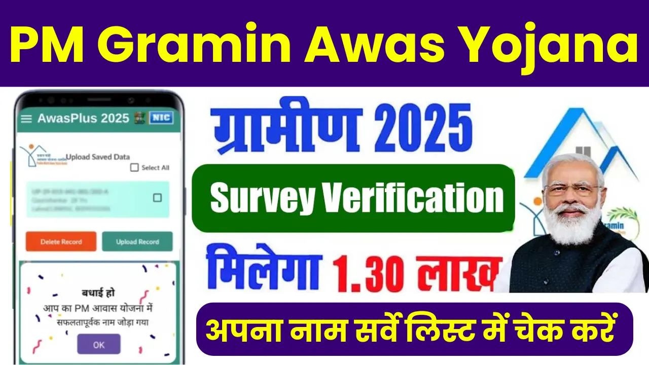 PM Gramin Awas Yojana Survey Verification 2025